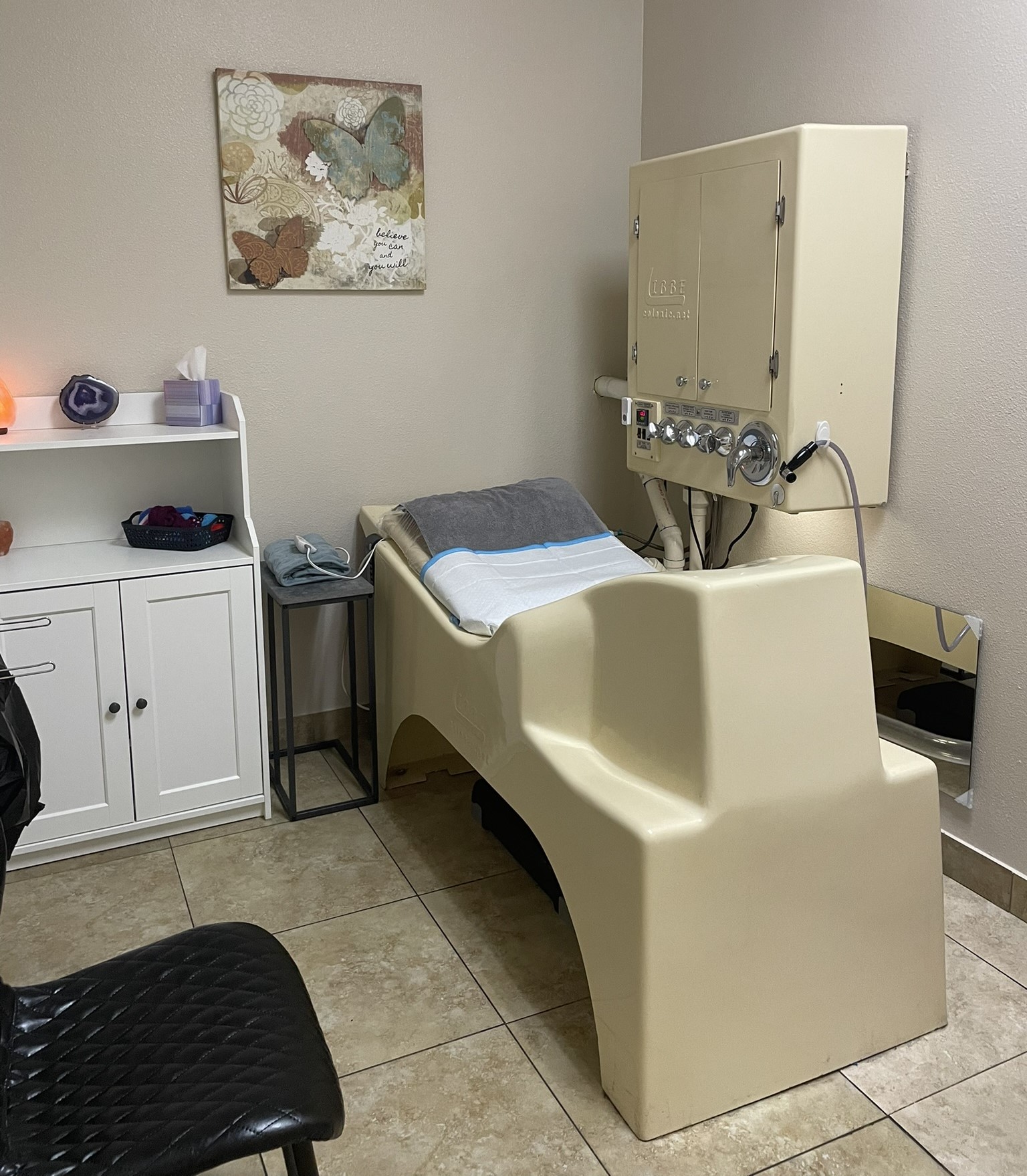 Colon Hydrotherapy Private Room Libbe Colonic Table Open System